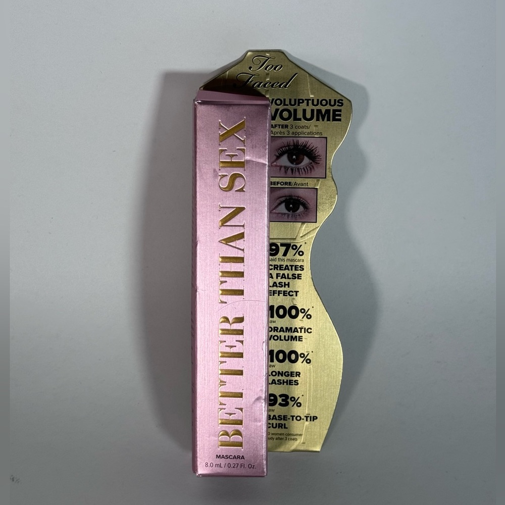 NIB Too Faced Better than Sex Volumizing & Lengthening Mascara - Picture 3 of 3